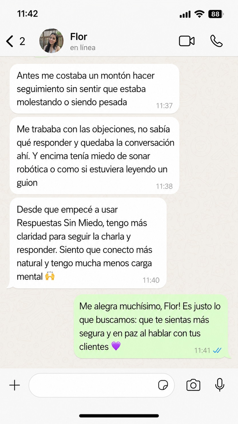 Testimonio sobre Respuestas Sin Miedo